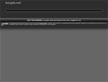 Tablet Screenshot of kargah.net